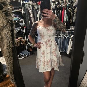 Old Navy White and Pink Floral Mini Dress
